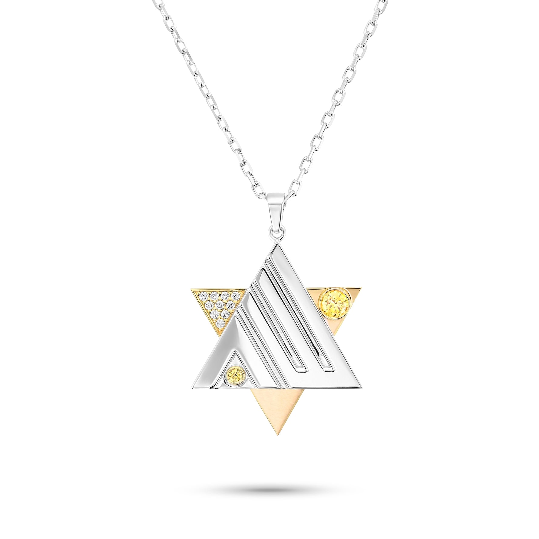 Star Of David Diamond Pendant