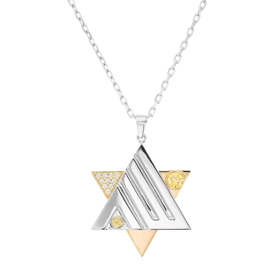 Star Of David Diamond Pendant