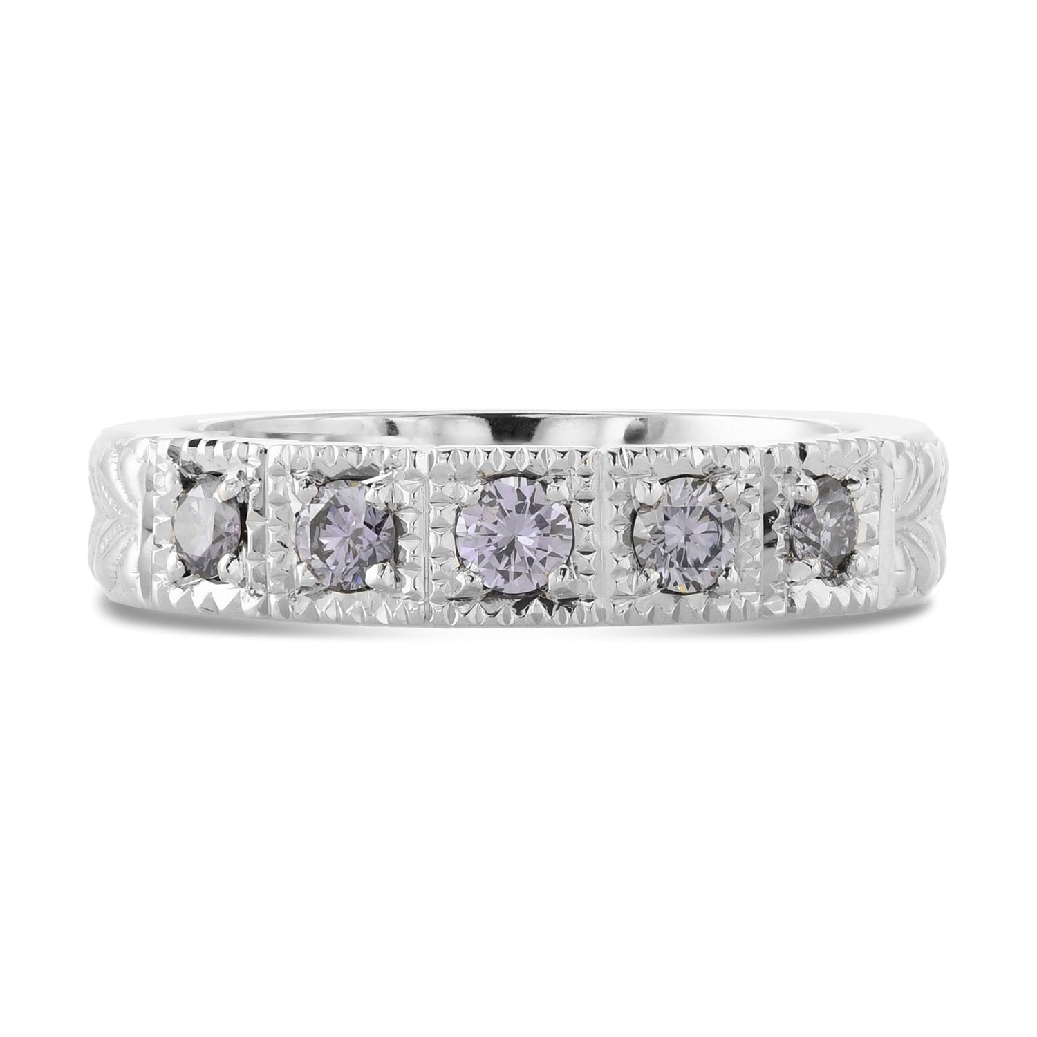 Five Stone Diamond Band Ring