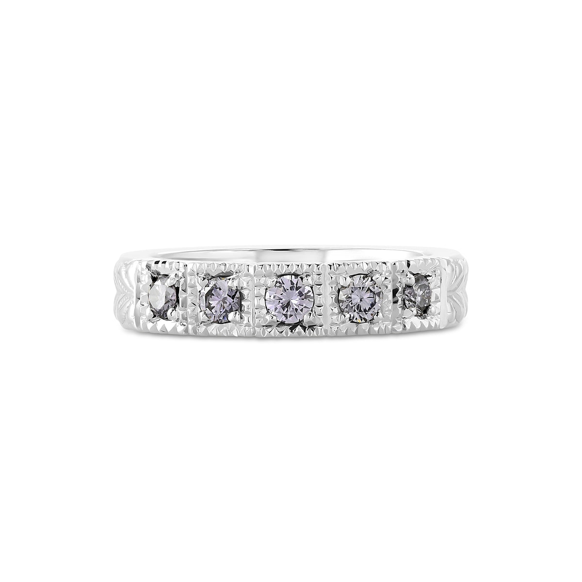 Five Stone Diamond Band Ring