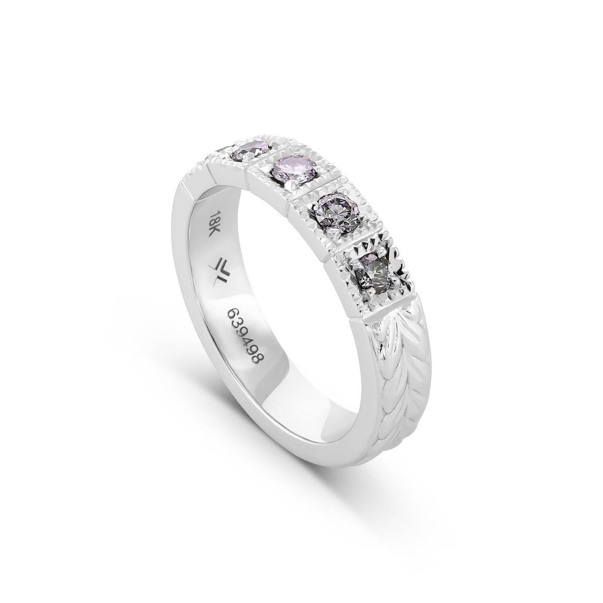 Five Stone Diamond Band Ring