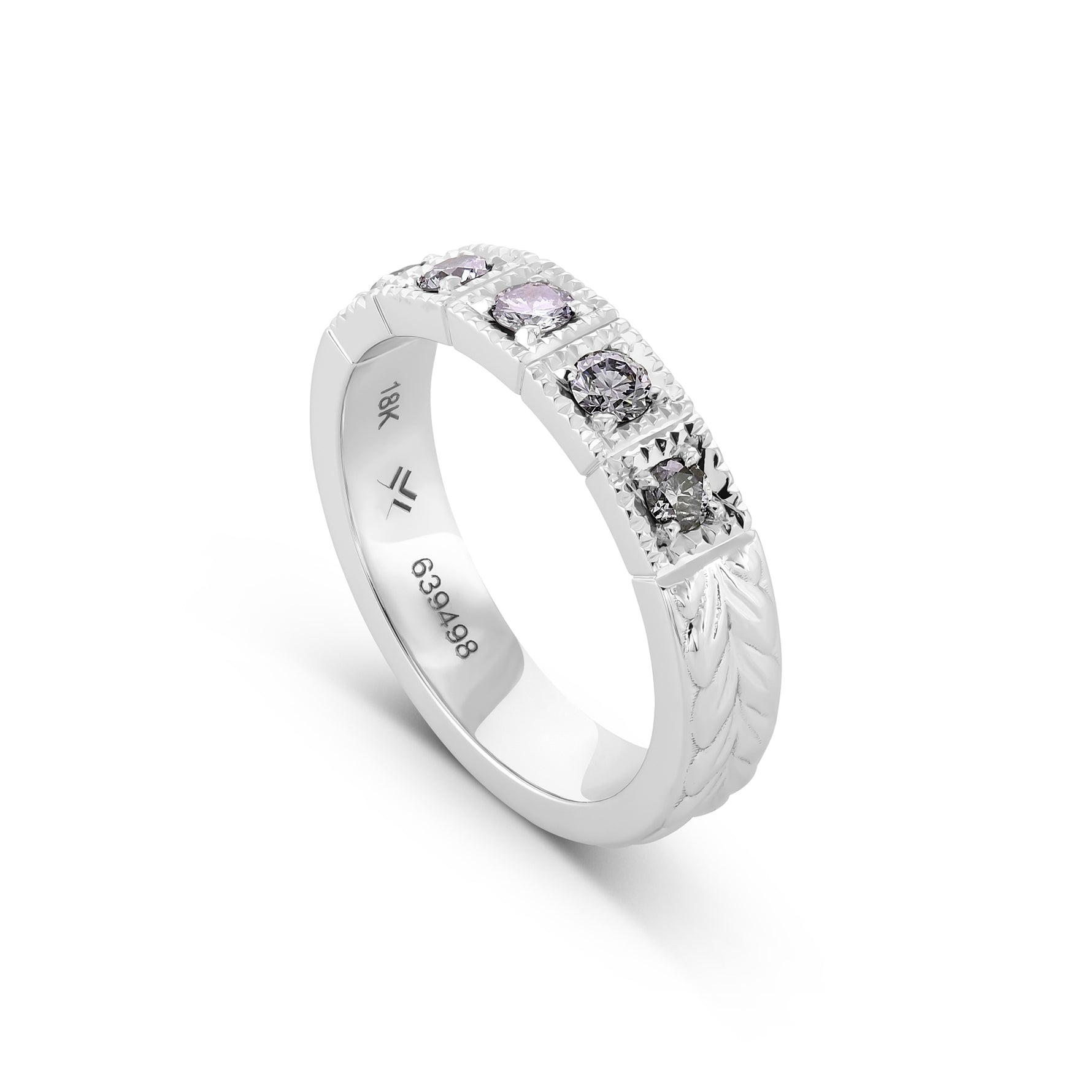Five Stone Diamond Band Ring