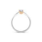 Fancy Gray-Blue Diamond Solitaire Ring