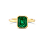 Colombian Muzo Emerald Solitaire Ring