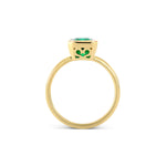 Colombian Muzo Emerald Solitaire Ring
