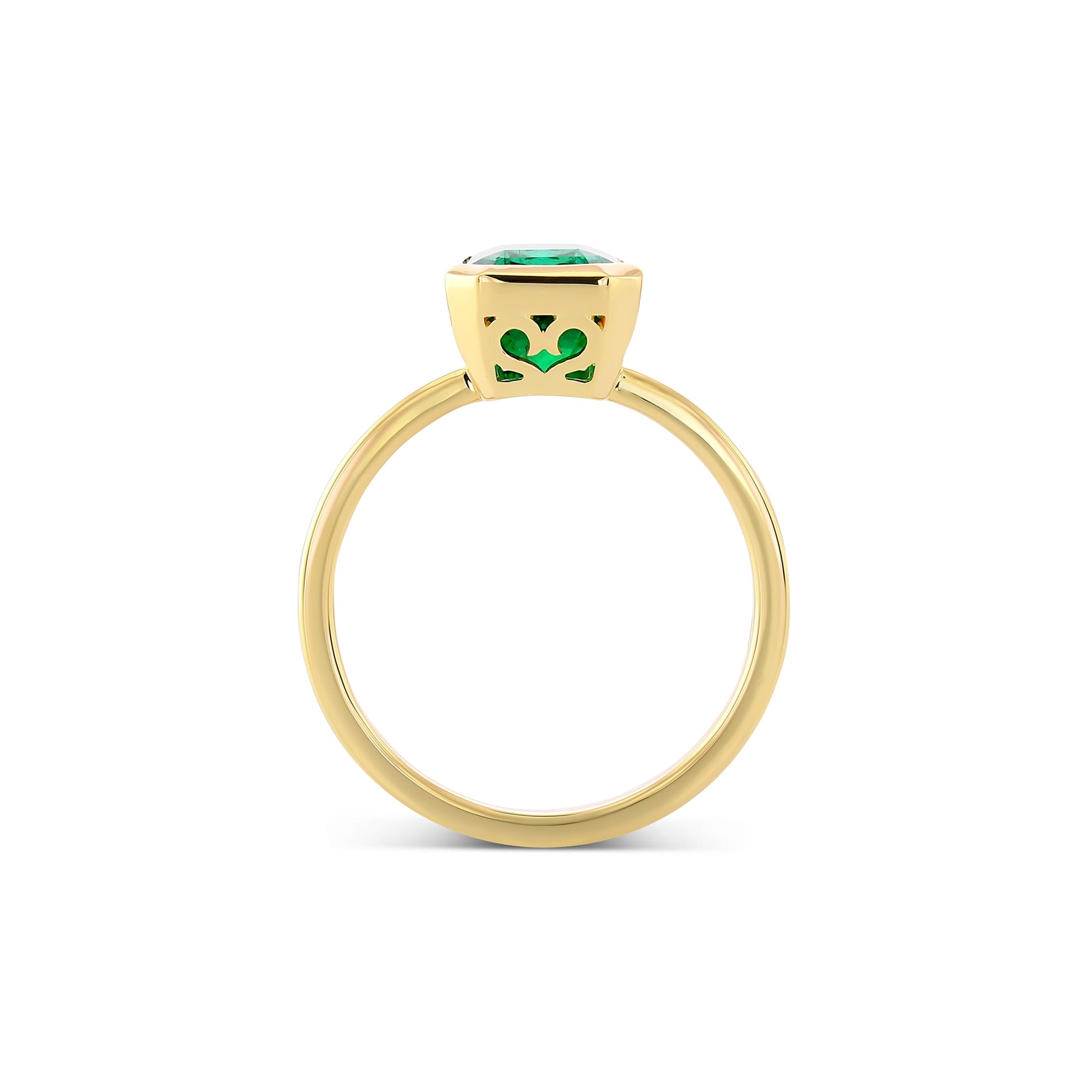 Colombian Muzo Emerald Solitaire Ring