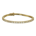 Colorless Round Brilliant Diamond Tennis Bracelet