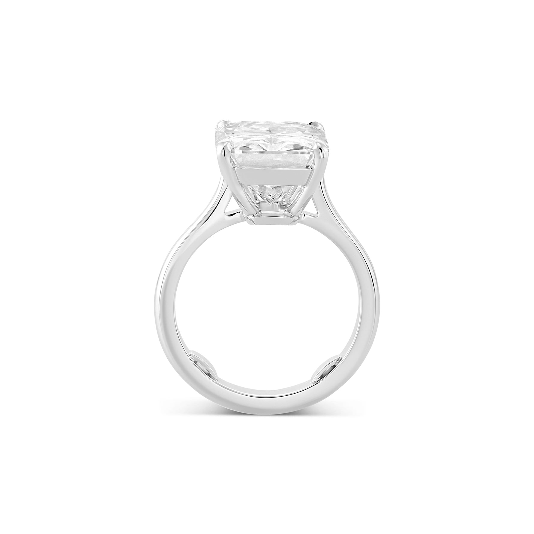 Classic Radiant Diamond Solitaire Ring