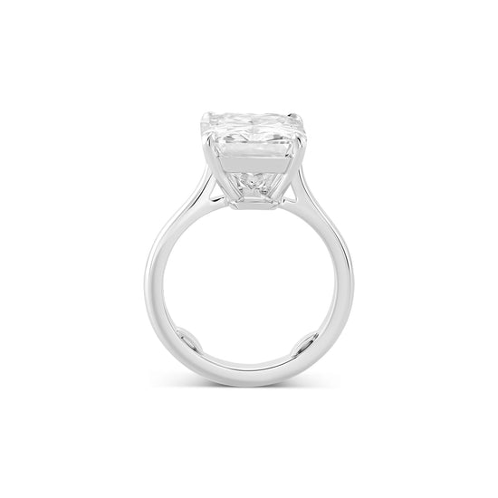 Classic Radiant Diamond Solitaire Ring