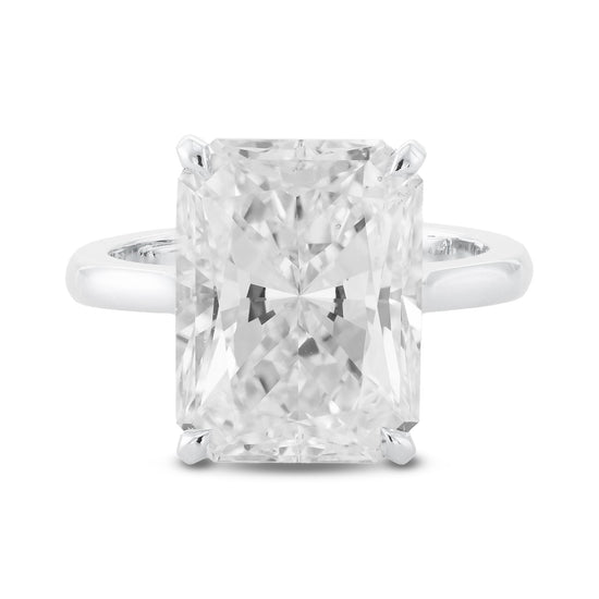 Classic Radiant Diamond Solitaire Ring
