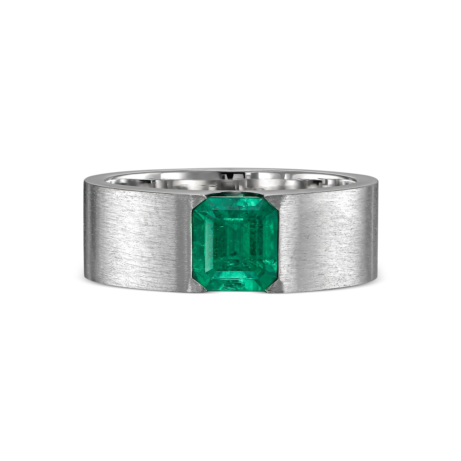 Men's Emerald Band Ring