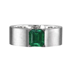Men's Emerald Band Ring