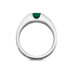 Men's Emerald Band Ring