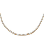 White Diamond Tennis Necklace