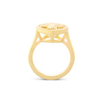 Fancy Brownish Yellow Heart Solitare Diamond Ring