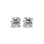  Round Brilliant Diamond Stud Earrings