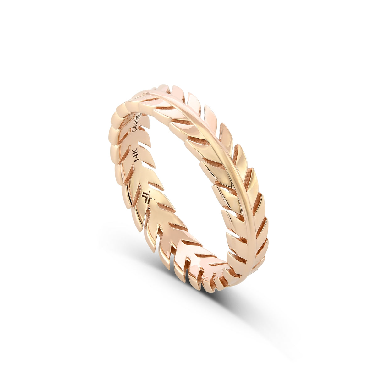 Custom 14K Rose Gold Band Ring