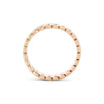 Custom 14K Rose Gold Band Ring