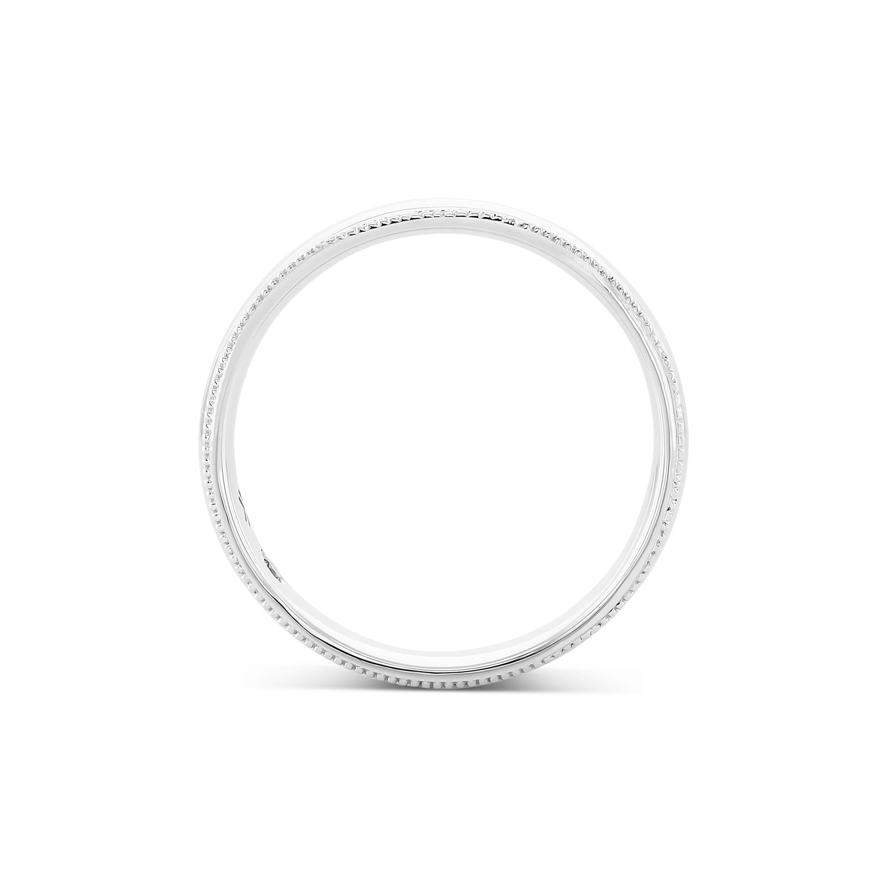  Fancy Pink Diamond Platinum Ring Band