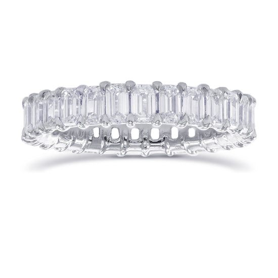 Emerald Diamond Full Eternity Band