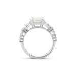 Fancy White Side-stone Diamond Ring