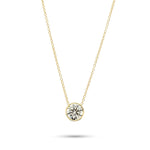 Solitaire Diamond Bezel Pendant