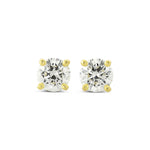 Round Brilliant Diamond Stud Earrings