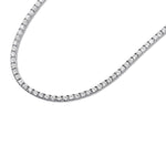 White Diamond Tennis Necklace