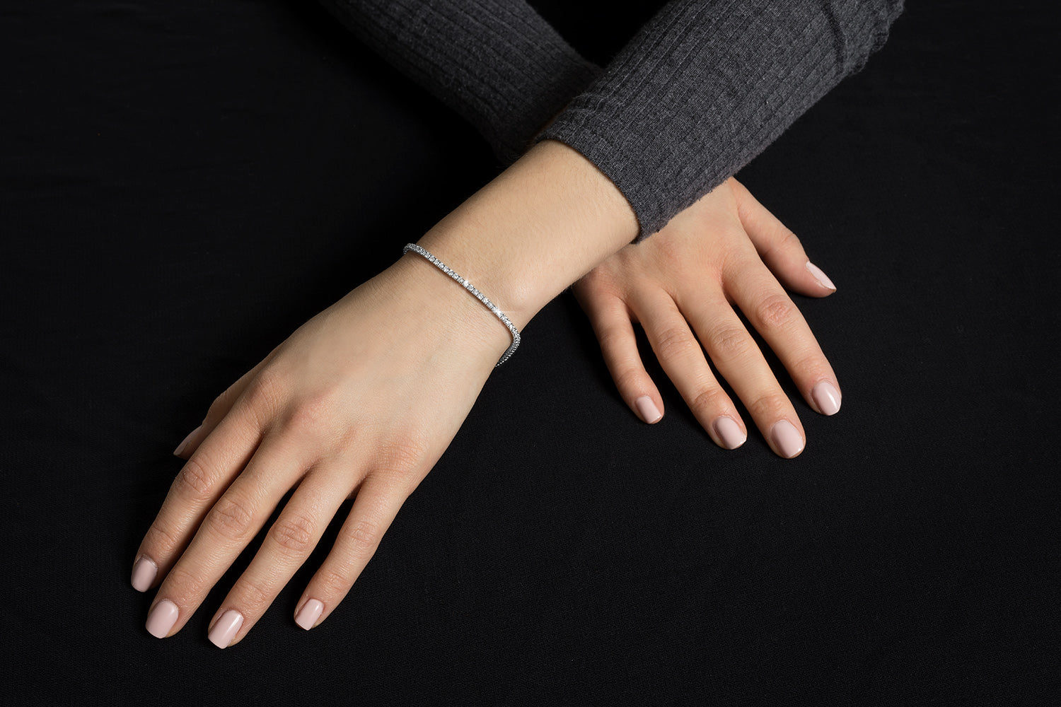 Round Brillant Diamond Tennis Bracelet