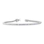 Round Brillant Diamond Tennis Bracelet