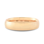 Comfort Fit Domed Wedding Band