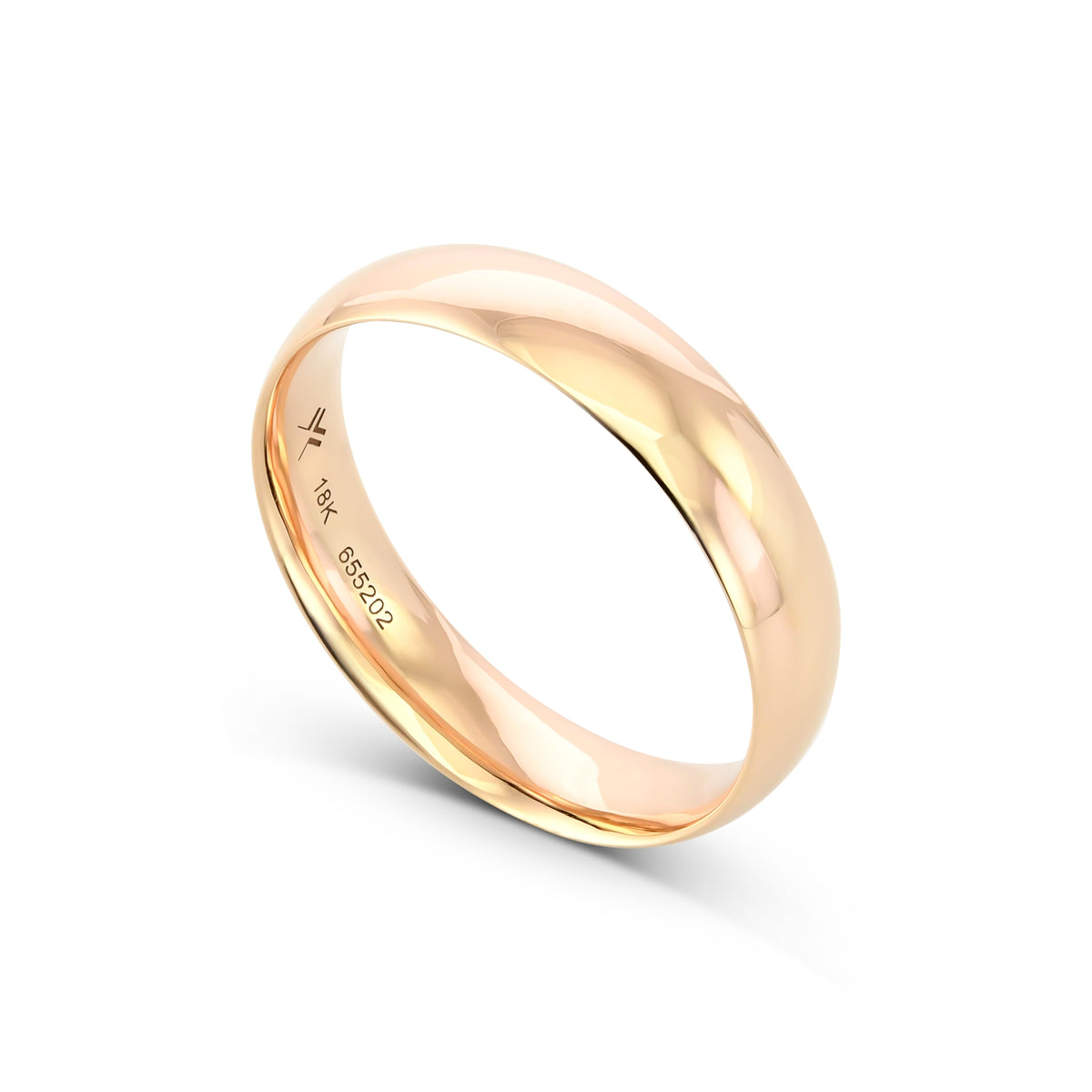 Comfort Fit Domed Wedding Band
