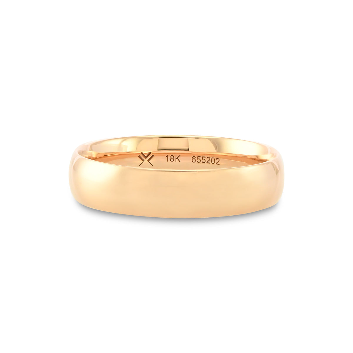 Comfort Fit Domed Wedding Band