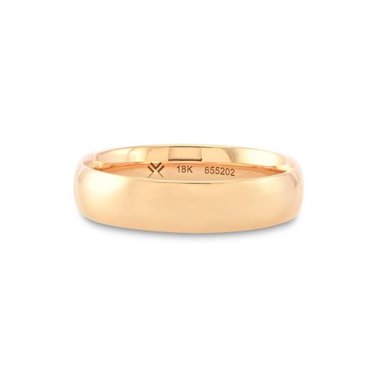 Comfort Fit Domed Wedding Band