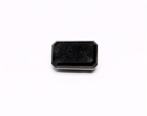 2.64 Carat Natural Black Emerald Diamond GIA