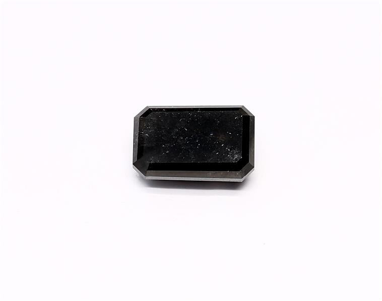 2.64 Carat Natural Black Emerald Diamond GIA