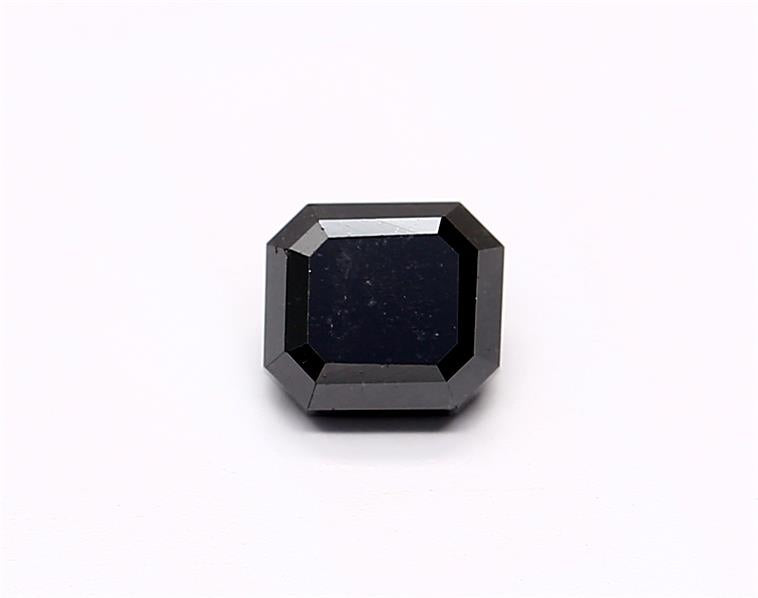 0.49 Carat Natural Black Emerald Diamond GIA