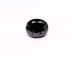 1.21 Carat Natural Black Oval Diamond GIA
