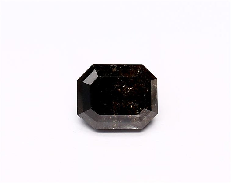 1.13 Carat Natural Black Emerald Diamond GIA