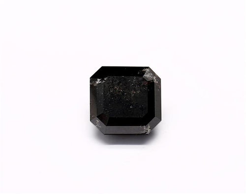 1.51 Carat Natural Black Emerald Diamond GIA