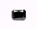 1.01 Carat Natural Black Radiant Diamond GIA