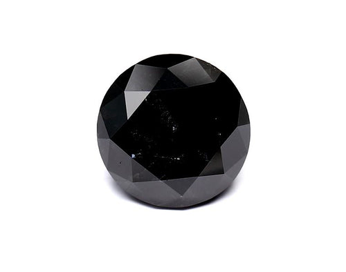 4.1 Carat Black Round Diamond