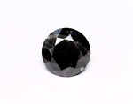 1.81 Carat Natural Black Round Diamond GIA
