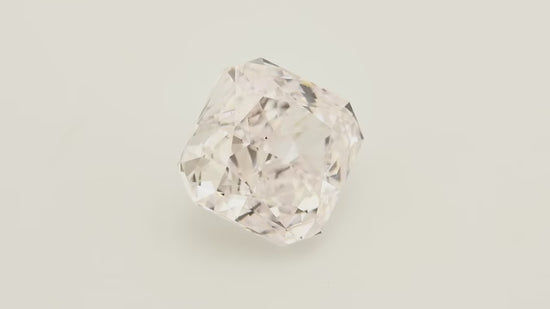 0.76 Carat Very Light Pink Radiant Diamond VS2 GIA