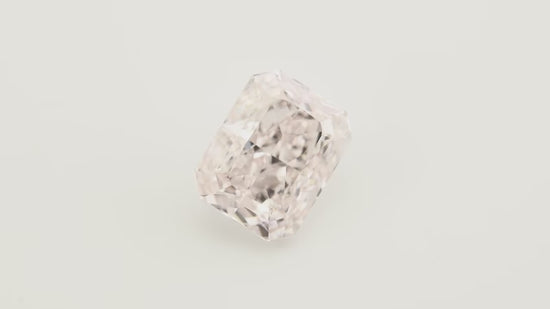 1,01 Karat hellrosafarbener Radiant Diamant VS1 GIA