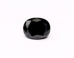 1.52 Carat Natural Black Oval Diamond GIA