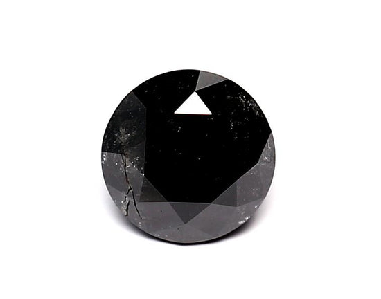 1.01 Carat Natural Black Round Diamond GIA
