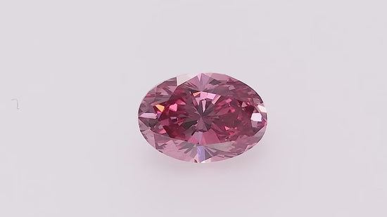 0.44 Carat Fancy Deep Pink Oval Argyle Diamond VS2 GIA