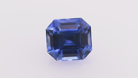 2.40 Carat Blue SRI LANKAN Asscher Sapphire