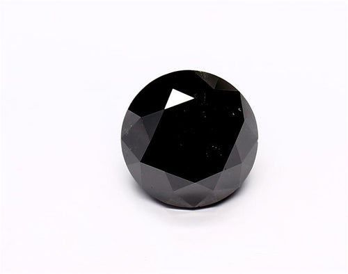 3.13 Carat Black Round Diamond
